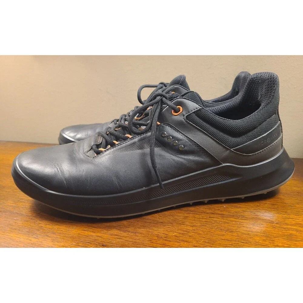 ECCO M GOLF MEN CORE 100804 51052 Black Size 10-10.5 FLUIDFORM Water Repellent
